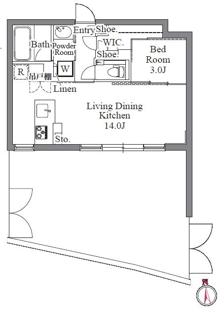 GRAN PASEO西麻布 間取り図