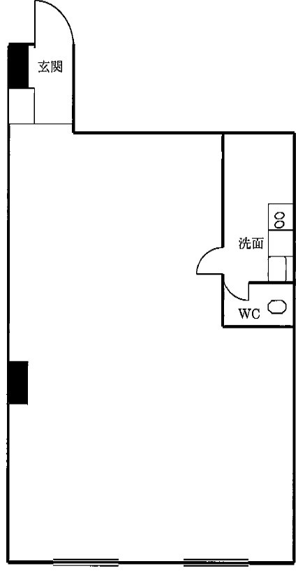 西山興業赤坂ビル 間取り図