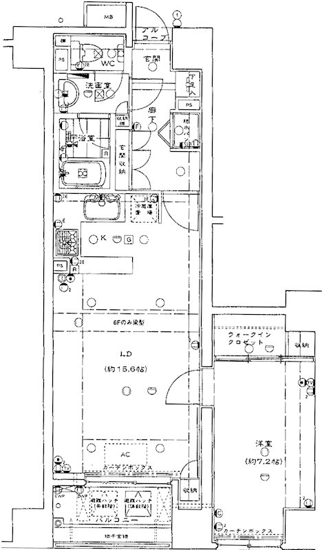 ｱｸｼｱﾌｫﾚｽﾀ麻布 間取り図