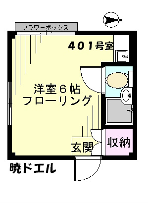 暁ドエル（アカツキドエル） 間取り図