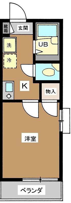 ヘーベル落合 間取り図