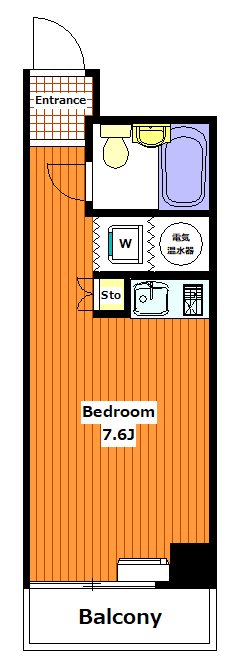 ライオンズマンション御苑前 間取り図