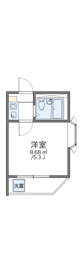 レオパレス北新宿 間取り図