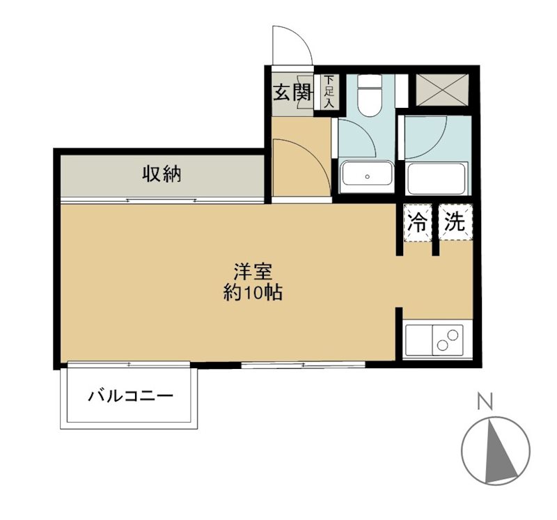 プラザ中落合 間取り図