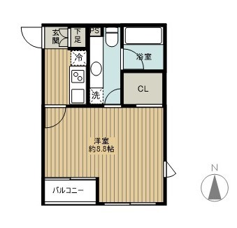 プラザ中落合 間取り図