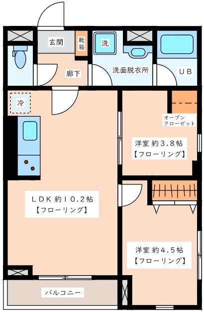 スターレジデンス西新宿 間取り図