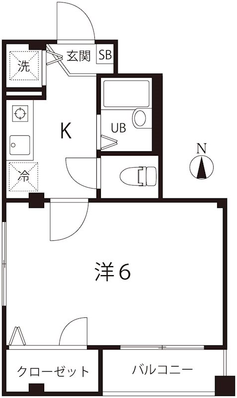 エス・フラッツ 間取り図