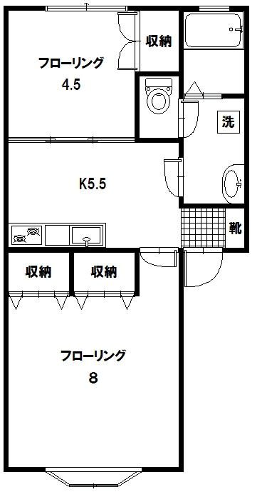 アドルカ 間取り図