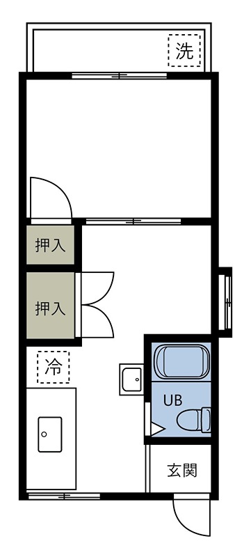 サンハウス 間取り図