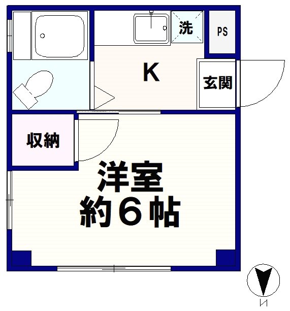 丸共ハイツ 間取り図