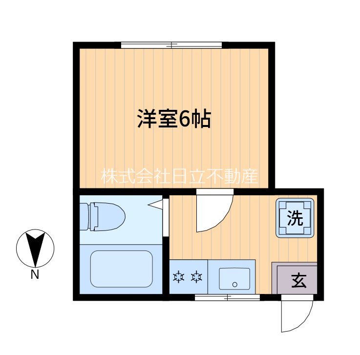 市川ハイツ南台 間取り図