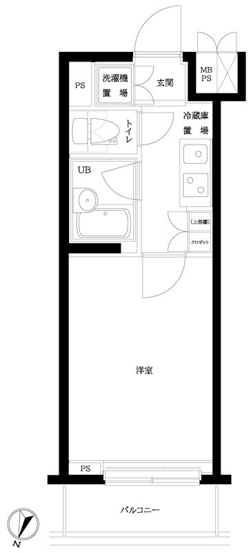 ルーブル鷺宮参番館 間取り図