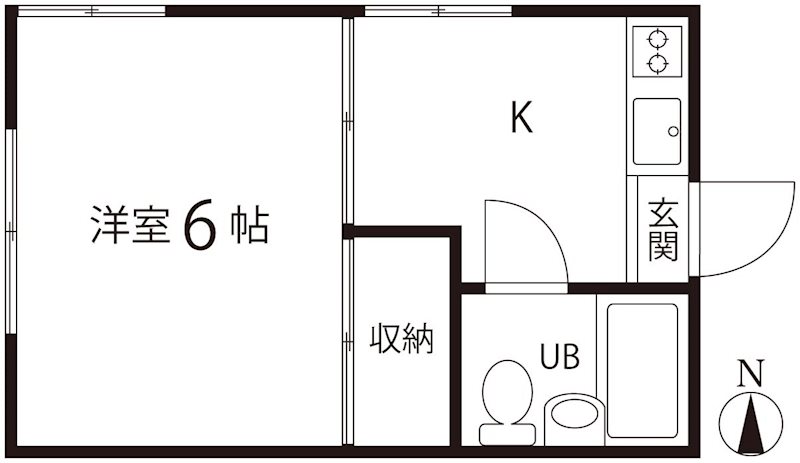 ハイム石井 101号室 間取り