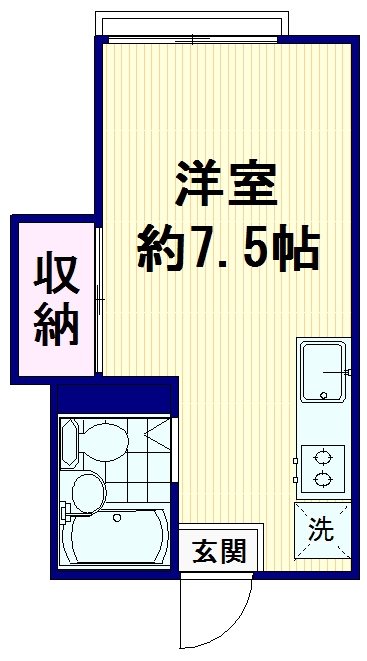 エステートピアセサミ 間取り図