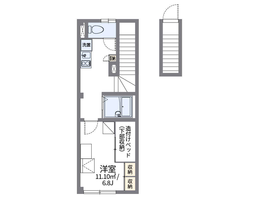 レオパレス松本 間取り図