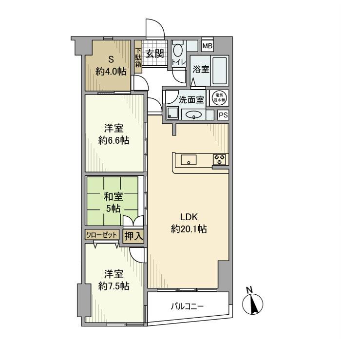 ビクセル新宿 間取り図