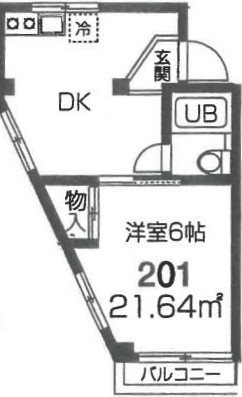 ヘリオス相互378方南町パートⅡ 間取り図