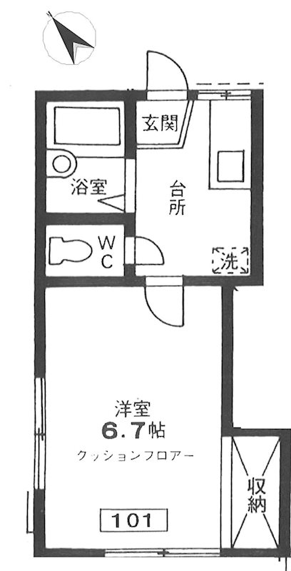 FREUDE久我山 間取り図