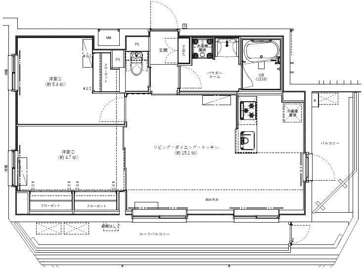 GENOVIA学芸大学 間取り図