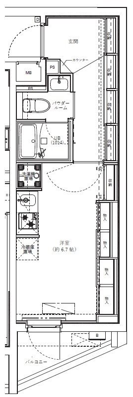 GENOVIA学芸大学 間取り図