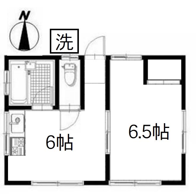 コーポ度来 間取り図