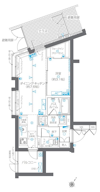 ZOOM碑文谷 間取り図