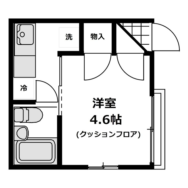 ハイツ清秀閣 間取り図