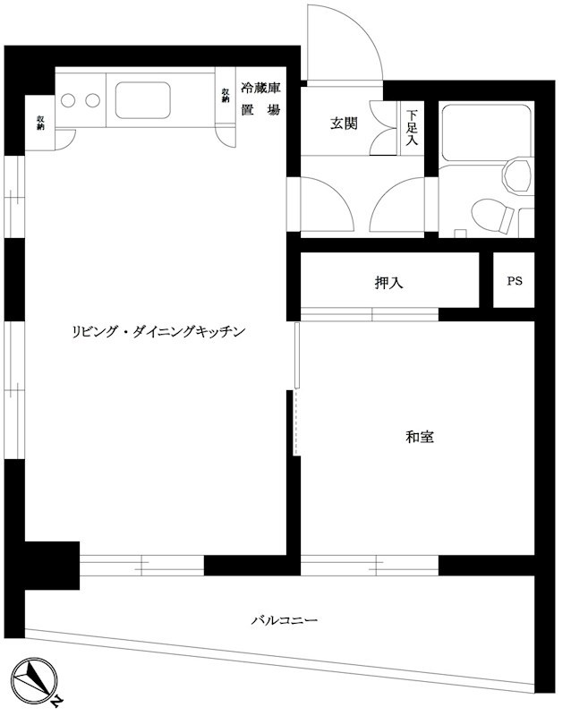 オリエンタル東山 間取り図