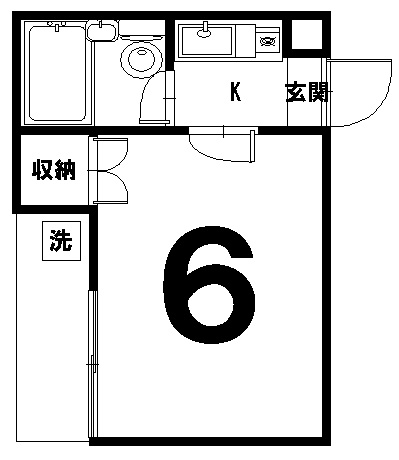 レオパレス青雲 間取り図