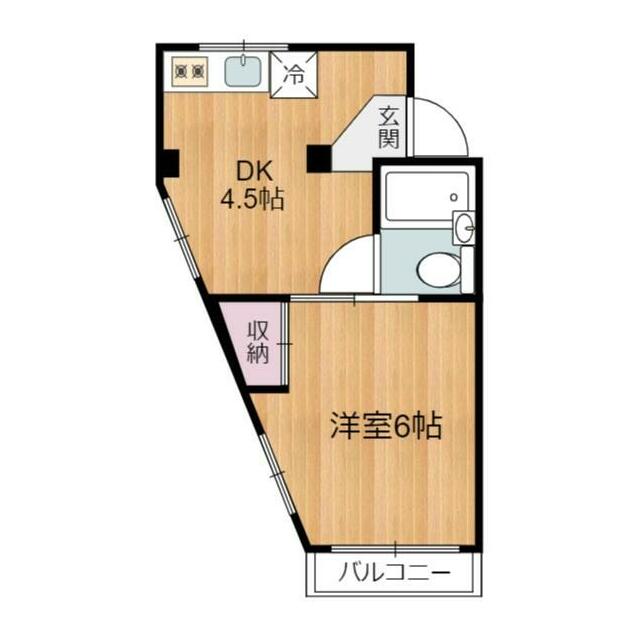 ヘリオス相互３７８方南町パートⅡ 間取り図