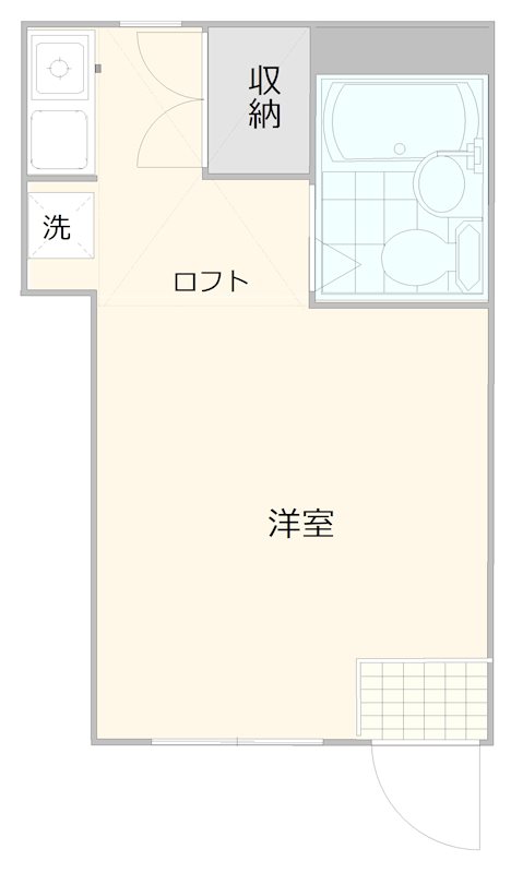 ガウディ 間取り図