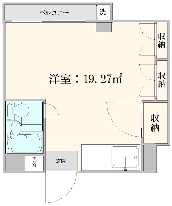 阿佐谷コーポ 間取り図