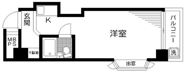 日神パレス高井戸 間取り図