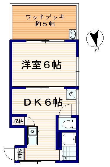 ＭＥＮＥ１８ 間取り図