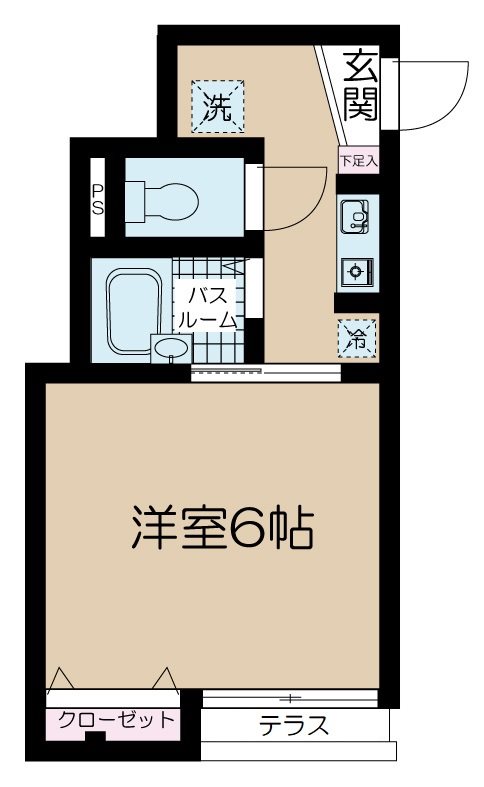 キャスル永福町 間取り図