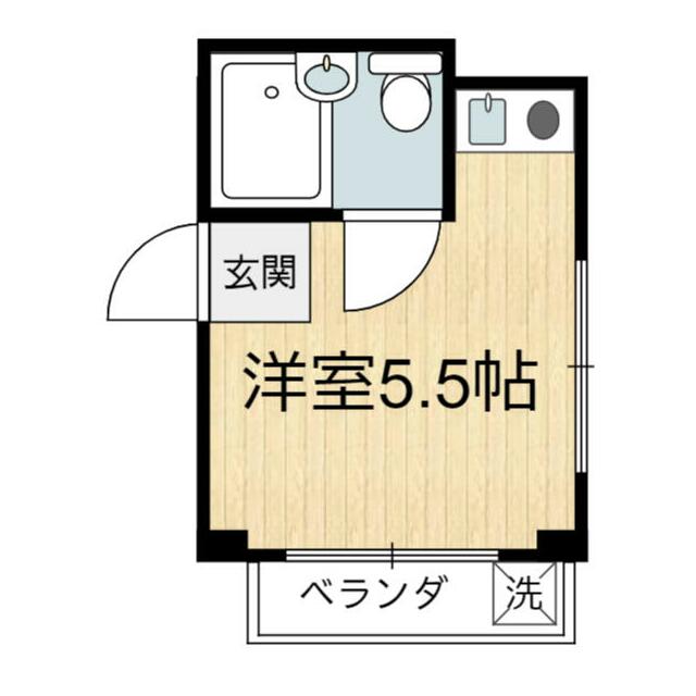 桜コーポ 間取り図