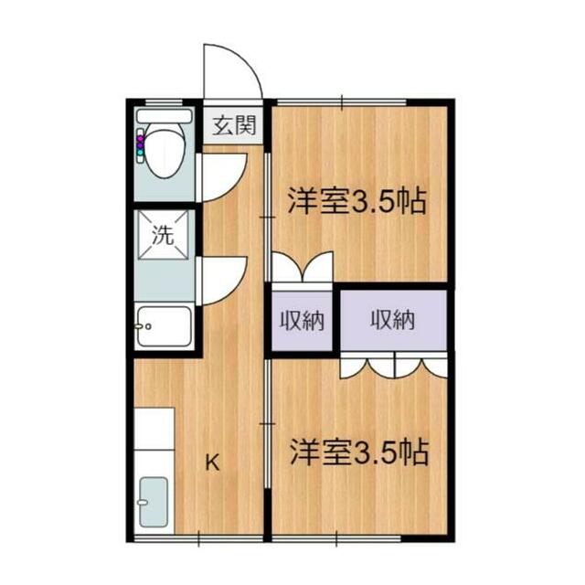 千代荘 間取り図