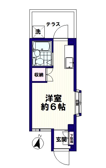 ベルコーポ 間取り図