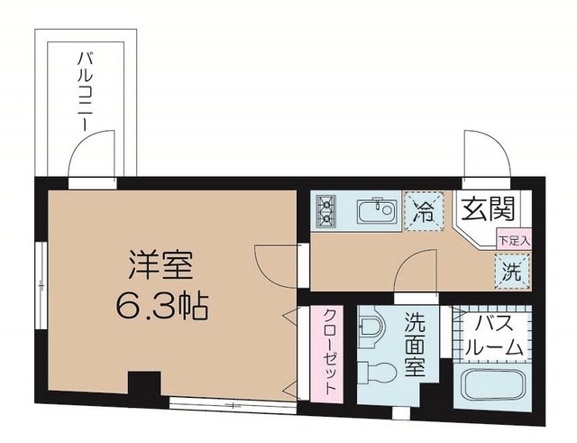 マリ・クレール浜田山 間取り図