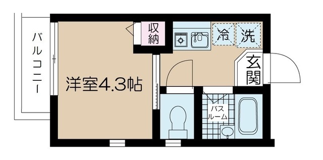 フェリーチェ上井草Ａ 間取り図