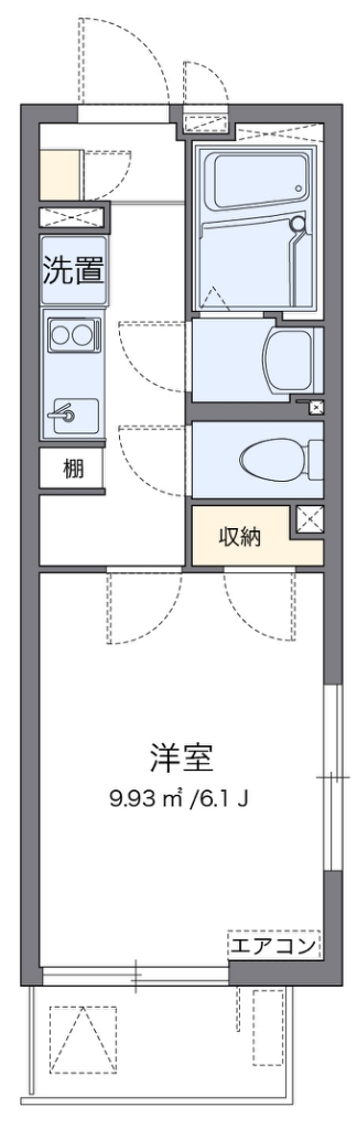 クレイノリバー　ＫⅢ 間取り図