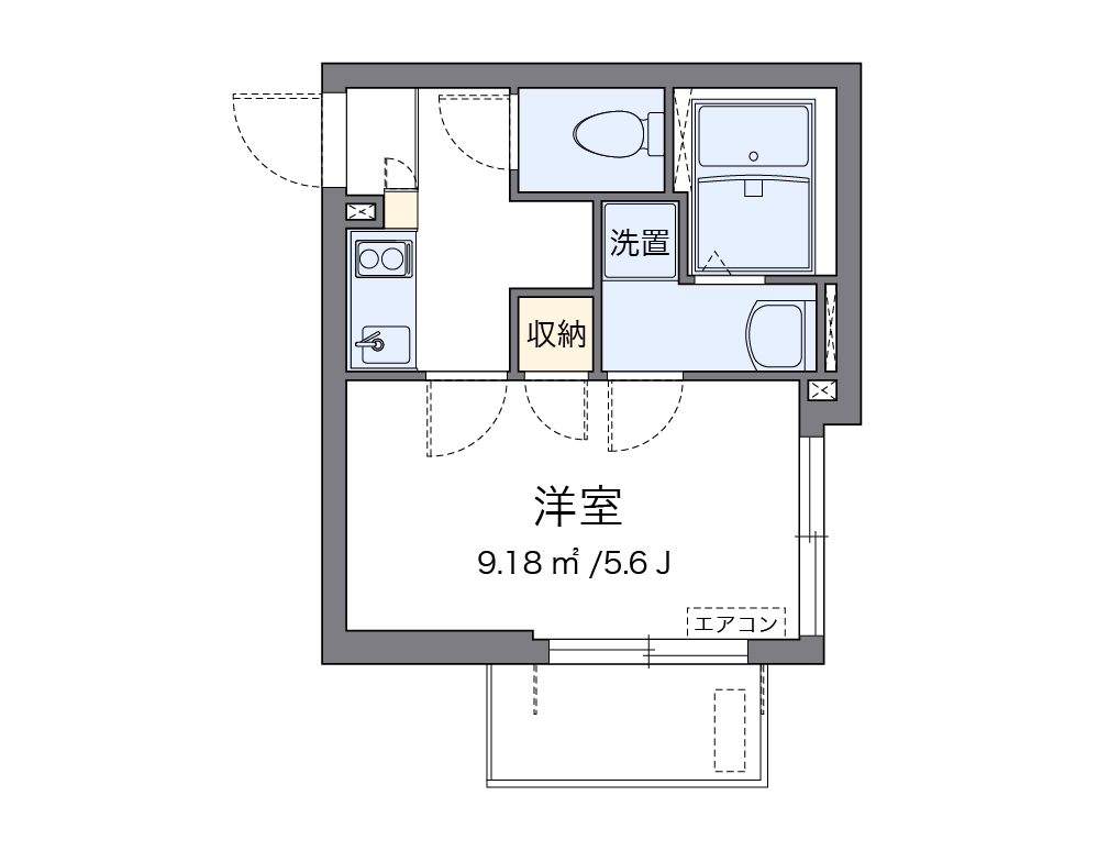 クレイノシンコーポ南烏山 間取り図