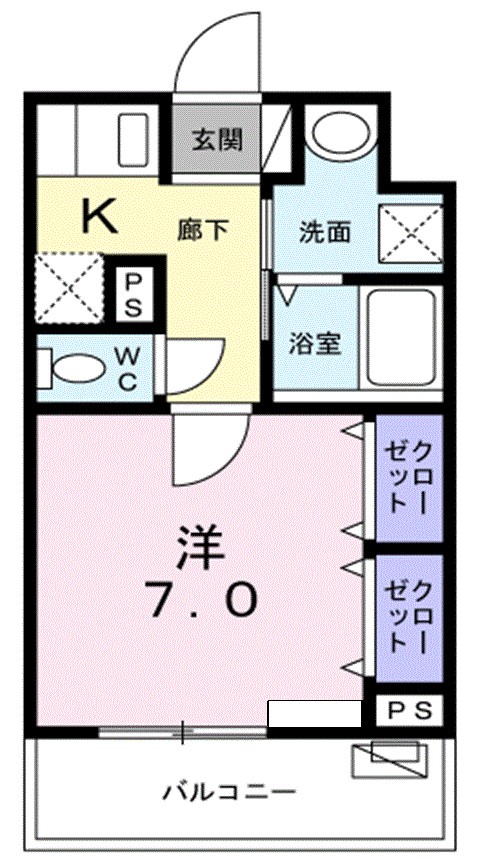 シャルフィー 間取り図