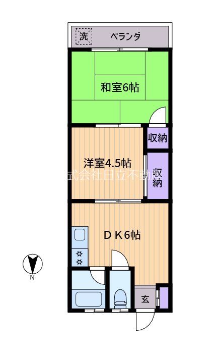 清和マンション 間取り図