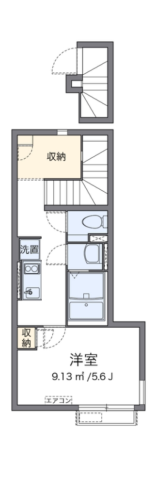 クレイノ明大前 間取り図