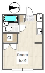 コーポ松鶴 間取り図