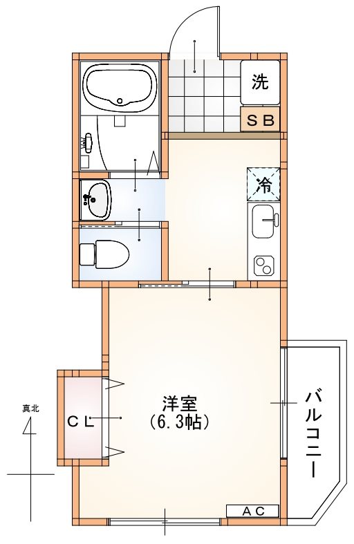 ピュアシャルム 間取り図