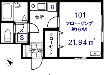 ドムス世田谷 間取り図