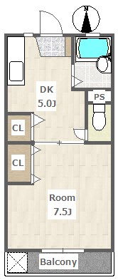 パルデンス西村  間取り図