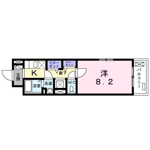 ヴィクトアール目白 201号室 間取り